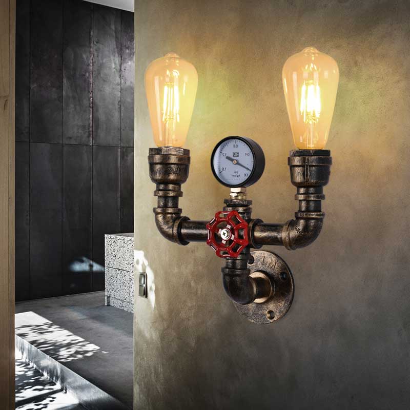 Factory wholesale retro industrial wall lamp RVB2014