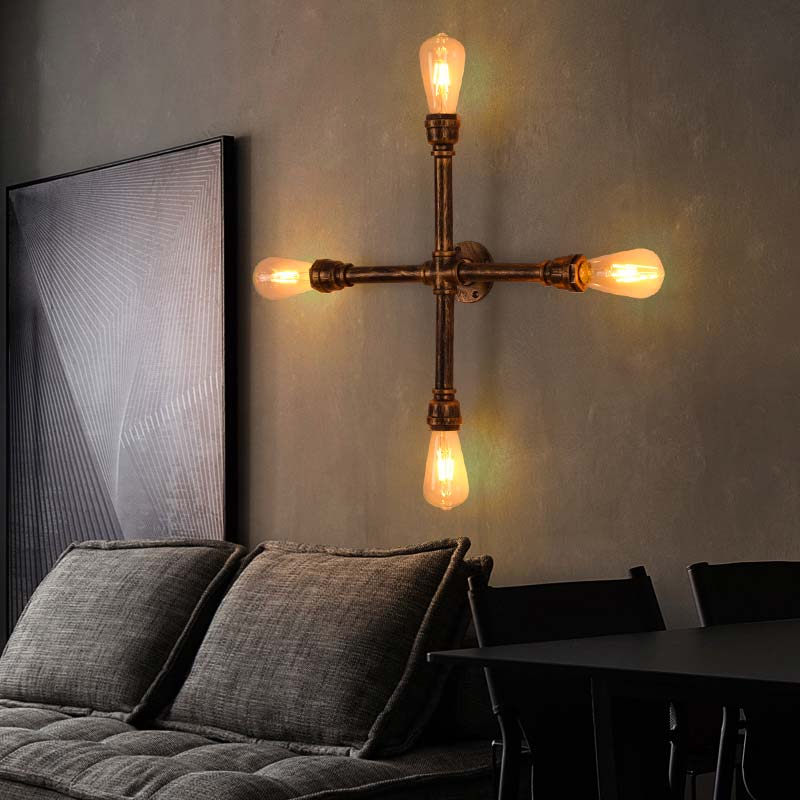 Factory wholesale retro industrial wall lamp RVB2018