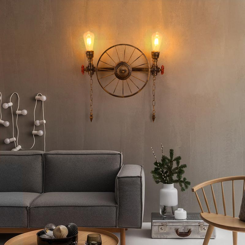 Factory wholesale retro industrial wall lamp RVB2022