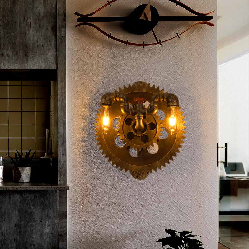 Factory wholesale retro industrial wall lamp RVB2023