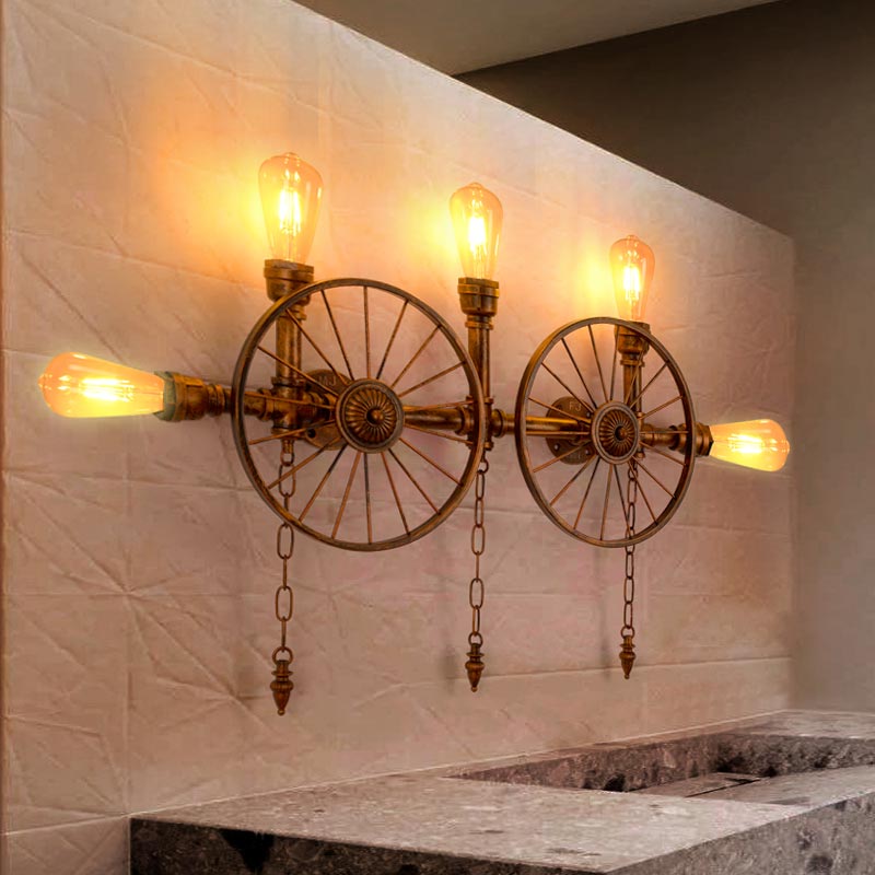 Factory wholesale retro industrial wall lamp RVB2027